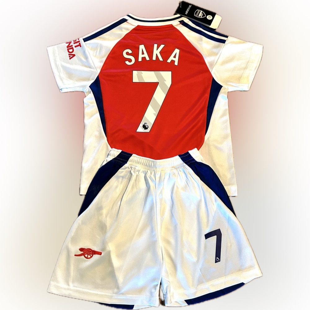 Bukayo Saka Kids Soccer Jersey – Kids Youth/Toddler Sizes - Ships Same Day NWT